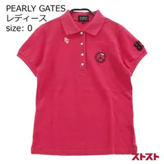 PEARLY GATES パーリーゲイツ 055-7160502 半袖ポロシャツ バックプリント 0 ［240001947843］#