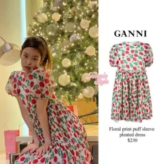 未使用級 ガニー フラワーミニワンピース フローラルプリント 花柄 38サイズ 2025年最新】ganni ワンピース 花柄の人気アイテム - メルカリ