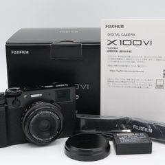 [シャッター数:462枚] 富士フイルム(FUJIFILM) デジタルカメラ X100Ⅵ ブラック X100Ⅵ-B 【中古】
