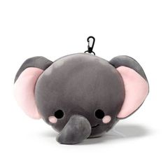 アイマスク付もちもちピロー ゾウのジャヌー 送料無料 快眠 枕 かわいい プレゼント 人気 便利 トラベルグッズ