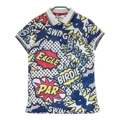 サイズ：1 JACK BUNNY ジャックバニー  半袖ポロシャツ コミック柄 ホワイト系 [240101365266]# ゴルフウェア レディース ストスト