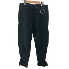Leh レー リングスラックス パンツ サイズ:M LEH 585 ブラック リネン メンズ Ring Slacks　240001110593