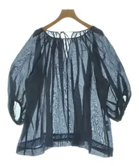 8月末までOHGA BOUQUET 花柄刺繍ペプラムノースリーブブラウス