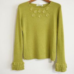 イリヤロンタン ily a LONG TEMPS   刺繍　ニットセーター イリヤロンタン ily a LONG TEMPS 刺繍 ニットセーター 【公式通販】