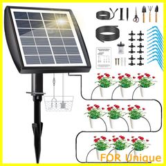 【特価】ソーラー 自動水やり器 自動散水機 自動給水器 植物 自動水やり機 小型 簡単水やりシステム エアーポンプ ソーラー 留守 自動水やり 散水タイマー 散水機 室内 屋外 鉢植え給水 自動灌漑コントローラ 10鉢対応可能 給水システムタイマー装置 10mのサムネイル