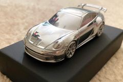 未使用 PORSCHE ペーパーウエイト 911ターボ メタルカー992ターボS