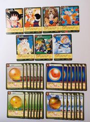 ドラゴンボール　カプセルトイ三星球＋五星球 35枚 一星球・二星球・三星球・四星球・五星球・六星球・七星球