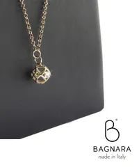 イタリア製　ボールデザインネックレス　SFERA  ゴールド　シルバー925 スワロフスキー