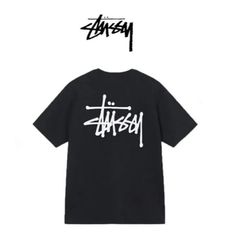 【新店セール】【新品】ステューシー stussy Tシャツ ロゴプリント T 半袖 ブラック 男女兼用