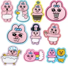 【中古】シール・ステッカー 全10種セット 「おぱんちゅうさぎ トレーディングアクリルステッカー」