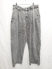 ◇ Θ Beno ビーノ ウォッシュ加工 ジーンズ デニム パンツ サイズL ブラック系 メンズ P  【1409090049439】