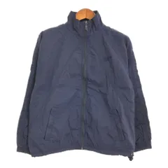 90年代 Reebok リーボック ナイロン トラックジャケット ネイビー (メンズ M) 中古 古着 S9058