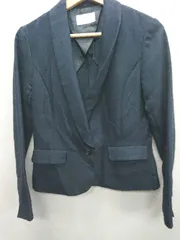 ◇ ⊇ index インデックス 長袖 テーラードジャケット サイズM ネイビー レディース E  【1410100050987】