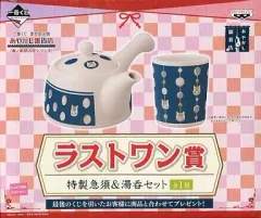 【中古】食器その他(キャラクター) ニャンコ先生 特製急須＆湯呑セット 「一番くじ 夏目友人帳 あやかし雑貨店 『春ノ新柄入荷シマシタ』」 ラストワン賞