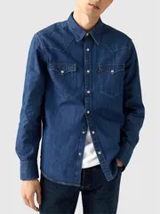 LEVI'S リーバイス デニム シャツ ウエスタン スナップボタン LEVIS ウエスタンシャツ 長袖 85744 0041 0047 Western Deenim Shirt レッドタブ