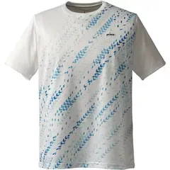 【新品】prince（プリンス） メンズ テニス ウエアー 吸汗速乾 半袖 ゲームシャツ UVカット ブルー TMU192T-110