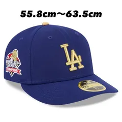 日本未発売 New Era ニューエラ キャップ LA ドジャース 2024 ワールドシリーズ チャンピオン MLB 59FIFTY キャップ ゴールドコレクション low profile