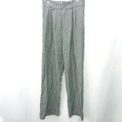 ◇ ⊂ me+em select ミームセレクト スラックスパンツ サイズL グレー レディース E  【1409100046151】