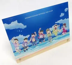 【中古】アクリルスタンド・アクリルパネル 集合 アクリルアートプレート 「おそ松さん おかえりニートたち!6つ子とトト子のスペシャルパーティー」 FC限定