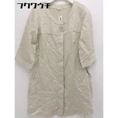 ◇ ◎ SHIPS シップス シルク混 七分袖 ミニ ワンピース サイズS ライトベージュ レディース  【1108230005518】