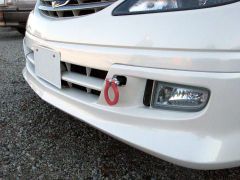 [牽引フック]30,40系 エスティマ_H12/1～H18/1(フロント)用レーシングフック(可倒タイプ)