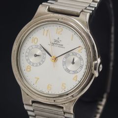 極美品 稼働品 CITIZEN ライトハウス スモセコ ゴールド メンズ 腕時計