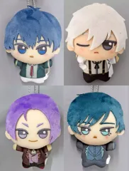 【中古】ぬいぐるみマスコット・ぬいぐるみバッジ 全4種セット ちびぐるみ-sweets flavor- 「ブルーロック」 ナムコ限定