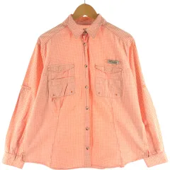 古着 コロンビア Columbia PFG ギンガムチェック 長袖 フィッシングシャツ レディースXL相当/eaa524985
