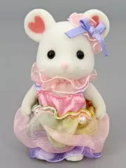 【中古】おもちゃ マシュマロネズミの女の子 「シルバニアファミリー どきどきフレンズ-ゆめいろマリン-」 森のお家くじDX 景品