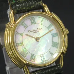クリスチャンディオール Christian Dior DEPOSE 稼働品 Christian Dior Déposé Octagon Vintage Women's Watch in Gold