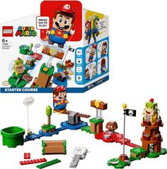 레고 (LEGO) 슈퍼 마리오 장난감 레고 (R) 마리오 (TM)와 비누의 시작 ~ 스타터 세트 크리스마스 선물 크리스마스 소년 소녀 마리오 어린이 장난감 그림 게임 장난감 교육 장난감 선물 레고 블록 71360