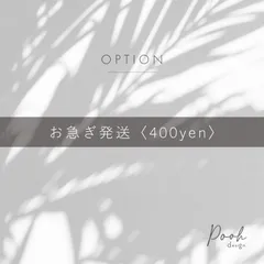 お急ぎ発送(400yen)
