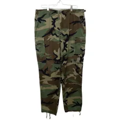 【US ARMY】 米軍 実物 ウッドランドカモ コンバットパンツ S-1133