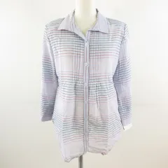 71175　里麻　麻混　シャツ　ベージュほか　サイズ11R 71175 里麻 麻混 シャツ ベージュほか サイズ11R