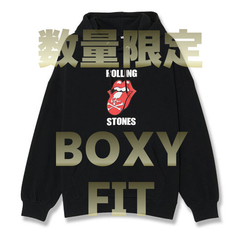 【希少】RS No,9 Harajuku【The Rolling Stones RS9 Mastermind Big Tongue Boxy Fit Hoodie】Lサイズのみ　パーカー