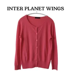 INTERPLANET WINGS インタープラネットウィング　カーディガン　薄手 M ピンク