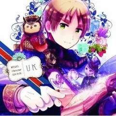 ヘタリア　イギリス　CD キーホルダー　5点セット ヘタリア Axis Powers ぷくっとキーホルダー Ver.5 デザイン07
