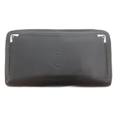 美品】カルティエ 長財布 マストライン マルチェロ ブラック ラウンド