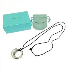 【中古】【箱付き】 TIFFANY&Co. ティファニー シルバー エターナルサークル ラージ ネックレス 13.5g 925刻印 408034 ネックレス