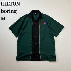 80s HILTON 開襟ボウリングシャツ オープンカラー LARGE 80s HILTON 開襟ボウリングシャツ オープンカラー LARGE - メルカリ
