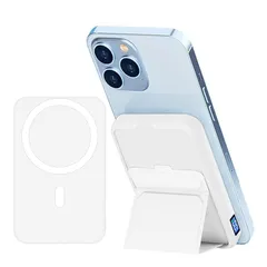 【人気商品】LUCKYDUO モバイル バッテリー magsafe 10000mAh 大容量 急速充電 マグネット ワイヤレス モバイルバッテリー マグセーフ 折りたたみ式スタンド 【15W ワイヤレス充電/22.5W USB Aポート出力/PD対応】