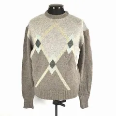 グアム/USA製/80s-90sビンテージ★McGREGOR/マクレガー★ウールニットセーター【メンズL/ブラウン系】ラウンドネック/長袖◆XBF809<sale>