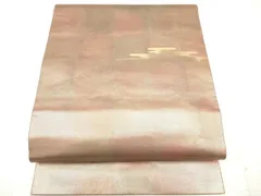 平和屋着物●両面　六通柄袋帯　横段霞文　正絹　逸品　CABF5323hy 平和屋着物◎六通柄袋帯 霞文 陶漆箔 正絹 逸品 DAAV2323xg - メルカリ