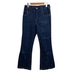 【美品・中古品】soduk デニムパンツ セール】easy layered denim trousers（デニムパンツ）｜soduk