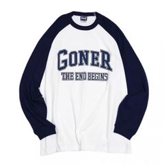 College Raglan L/S T-Shirts / Navy