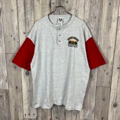 古着 90s USA製 シングルステッチ HANG LOOSE ヘンリーネック - メルカリ