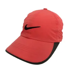 ナイキゴルフ NIKE GOLF キャップ 帽子 ロゴ刺繍 メッシュ レッド系 赤系 グレー 56