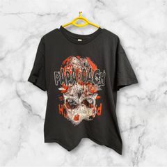 【GILDAN】パパローチ バンドTシャツ XLサイズ 黒 穴あり