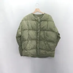 ◇ ⊇ select MOCA セレクト モカ 長袖 ダウンジャケット サイズF カーキ レディース E  【1503060017999】