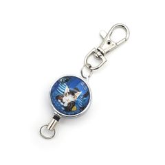 【新品】 アートリールキーホルダー 青い街 942231 わちふぃーるど 猫のダヤン キャラクター キーリング キーホルダー レディースキーホルダー 猫 ねこ かわいい おしゃれ